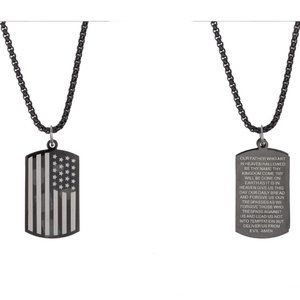 NEW ⭐️ English Laundry Metal Flag Dog Tag